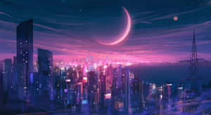 午夜享受星光璀璨的天空