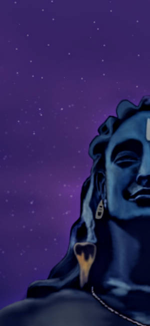 半身肖像藝術 Adiyogi 濕婆 — 三星 Galaxy S20 壁紙