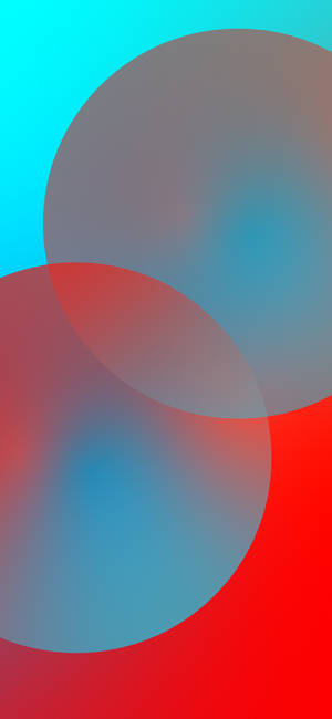 双圆抽象 iPhone — Galaxy S25 壁紙