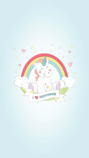 可愛獨角獸圖片 — 柔和美学 壁紙