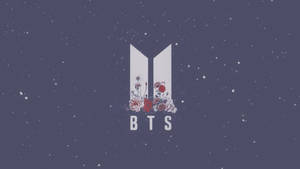 可愛的BTS塗鴉標誌 — BTS 美學 壁紙