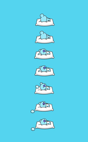 可爱BT21 Koya睡觉 — RedMagic 平板 壁紙