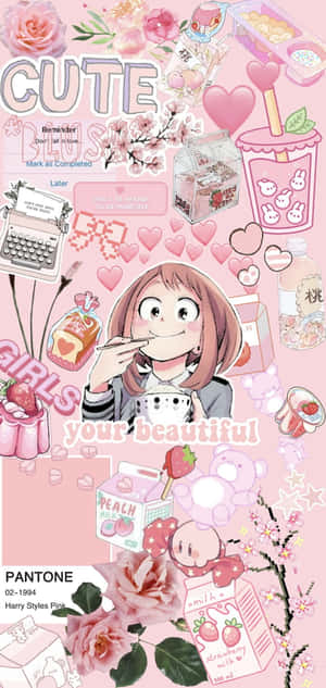 小丽日美学 — 粉色动漫美学 壁紙