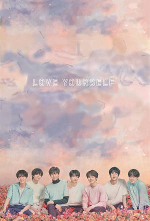 唯美防弹少年团玫瑰之床 — 美學 BTS 壁紙