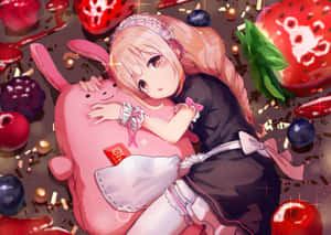 粉紅色動漫美學圖片 — 粉紅美學 GIF 壁紙