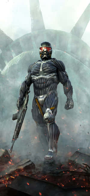 iPhone X Crysis 3 背景 — Infinix Smart 10 Plus 壁紙
