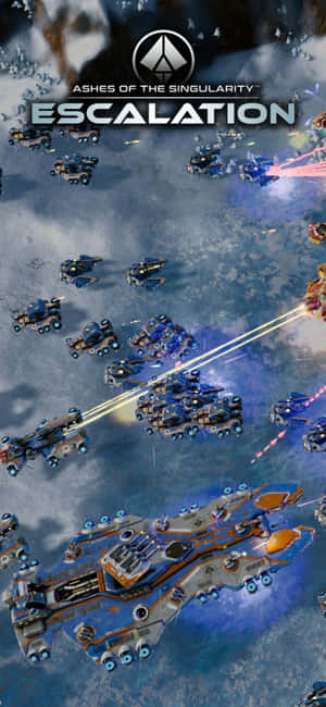 iPhone X《Ashes Of The Singularity Escalation》背景 — 银河 A37 壁紙