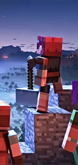 Pixel 3 Minecraft背景 — Vivo T5x 壁紙