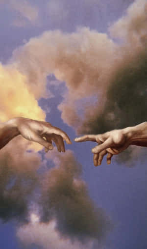 Creation Of Adam 4k — Tecno Megapad Pro 壁紙