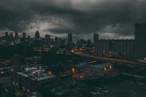 暗色城市背景 — 黑暗城市 壁紙