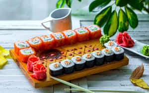 壽司種類圖片 — 夏日美學 壁紙