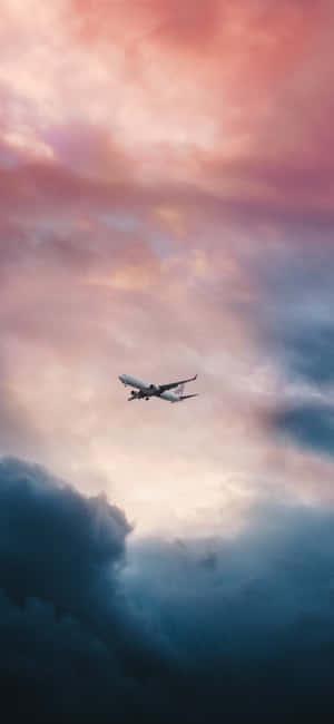 iPhone Xs Max 小飞机背景 — 小米17 壁紙