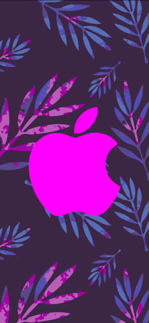 大号紫色标志 Amazing Apple HD iPhone — Oppo Find X10 壁紙
