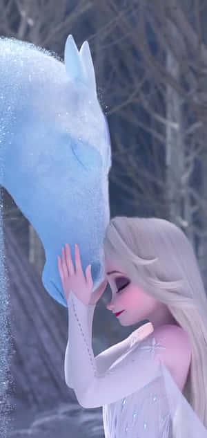 冰雪奇緣2 艾莎白色禮服 — 小米17 Max 壁紙