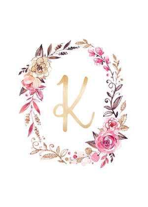 字母K花環桌布 — IQOO Pad5 壁紙