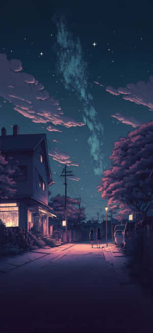 動漫美學背景 — Oppo 壁紙