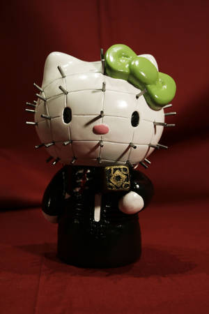 尖刺臉凱蒂貓萬聖節桌布 — Hello Kitty 萬聖節 壁紙