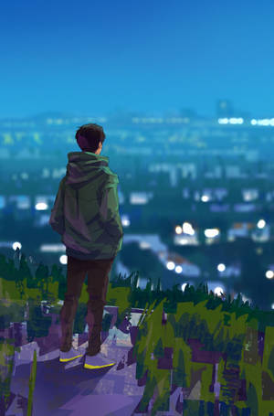 山顶孤独者手机背景 — 荣耀 MagicPad 3 Pro 12.3 壁紙