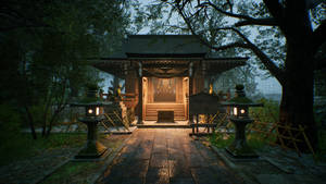 幽灵线东京灯火神社壁纸