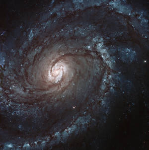 外太空中螺旋星系的驚人桌布