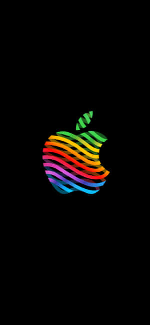 復古蘋果標誌 — iPhone X 壁紙