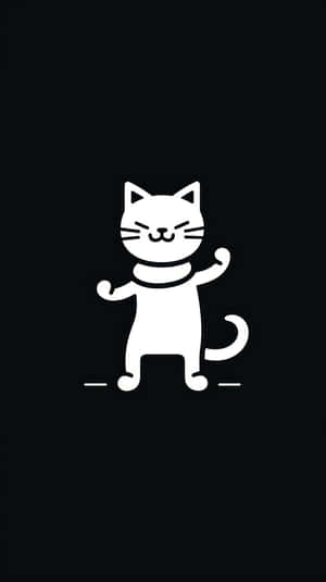 快樂跳舞貓插畫 — 跳舞的猫 壁紙