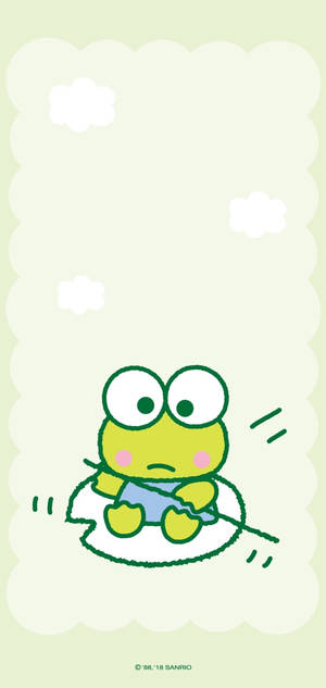 悲伤的Keroppi壁纸 — iPhone 16 Pro Max 壁紙