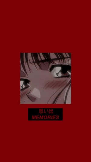悲傷美學動漫[桌布] — 红色动漫 壁紙