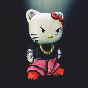 愤怒的凯蒂猫万圣节恶棍壁纸 — Hello Kitty 萬聖節 壁紙