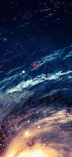 藍色銀河iPhone — iPhone 12 Pro 壁紙