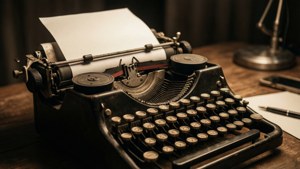 一台准备书写的古董打字机，带有怀旧的深褐色调。 — 复古美学 壁紙