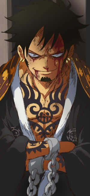 Trafalgar D Water Law 海賊王鎖屏動畫 — Motorola Edge 70 Fusion 壁紙