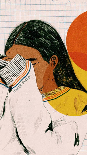 抽象莫雷納女孩美學 — 抽象艺术 壁紙
