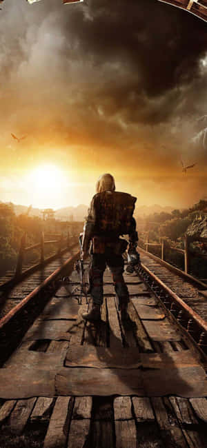 iPhone X《Metro Exodus》背景 — Galaxy S25 壁紙