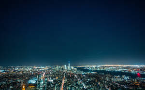 夜晚明亮城市燈光壁紙 — 夜晚 壁紙