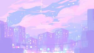 紫色动漫背景