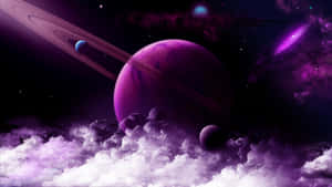 探索紫色星系 — 紫色星系 壁紙