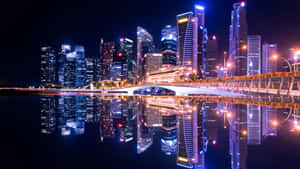 霓虹城市背景 — 霓虹城市 壁紙