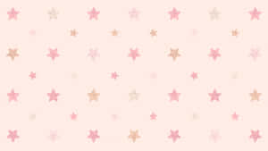 數位藝術玫瑰金星桌面粉紅美學 — 星星 壁紙