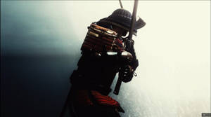 日本武士漸層背景 — 日本武士 壁紙
