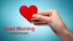 早安我的愛心之手 — 早安我的爱 壁紙
