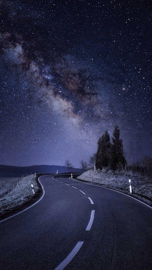 星夜道路iPhone SE — iPhone Se 壁紙