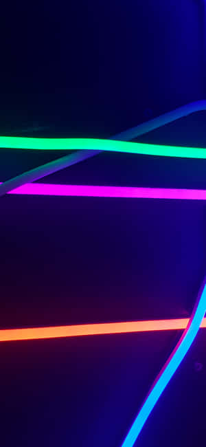 iPhone 霓虹背景 — 1290x2796 壁紙