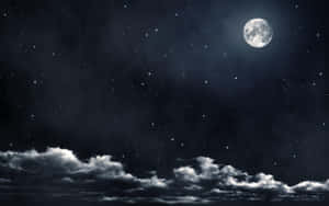 滿月圖片 — 月亮夜空 壁紙