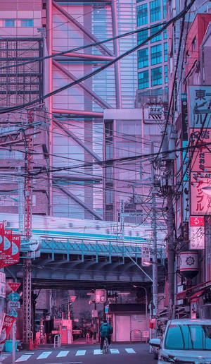 東京街景美學iPhone桌布
