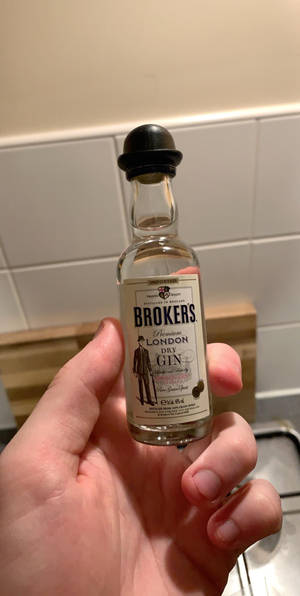 标题：迷你Brokers金酒瓶 — 18:9 壁紙