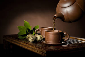 棕色美學熱茶 — 棕色美学 壁紙