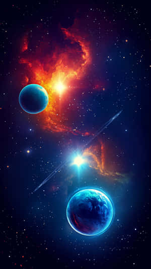 星系，星系艺术，星系背景，蓝色星系美学，蓝色，蓝色抽象背景，蓝色抽象图片 — 蓝色 壁紙