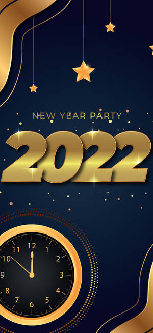 歡迎 2022：閃耀的慶祝桌布 — iPhone 16 Pro Max 壁紙