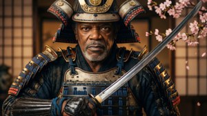 塞繆爾·傑克森化身為威猛武士。